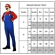 thumbnail image 3 of Adult Mens Super Mario Luigi Bros Cosplay Plumber Fancy Dress Costumes 26s, 3 of 3