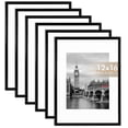 thumbnail image 1 of Marco de fotos Fixwal Diamond Art de 12 x 16 cm, juego de 6 unidades, PVC negro, 1 of 8