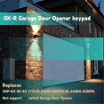thumbnail image 5 of -R Garage Door Opener Keypad and 2 Pack G3T-R 3-Button Remote, for Genie Intellicode Technology and Overhead Opener, 5 of 5