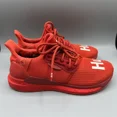 thumbnail image 3 of Ad-id-as Solar HU Glide x Pharrell Sneakers Shoes Men's Size 7 Red White Casual, 3 of 6