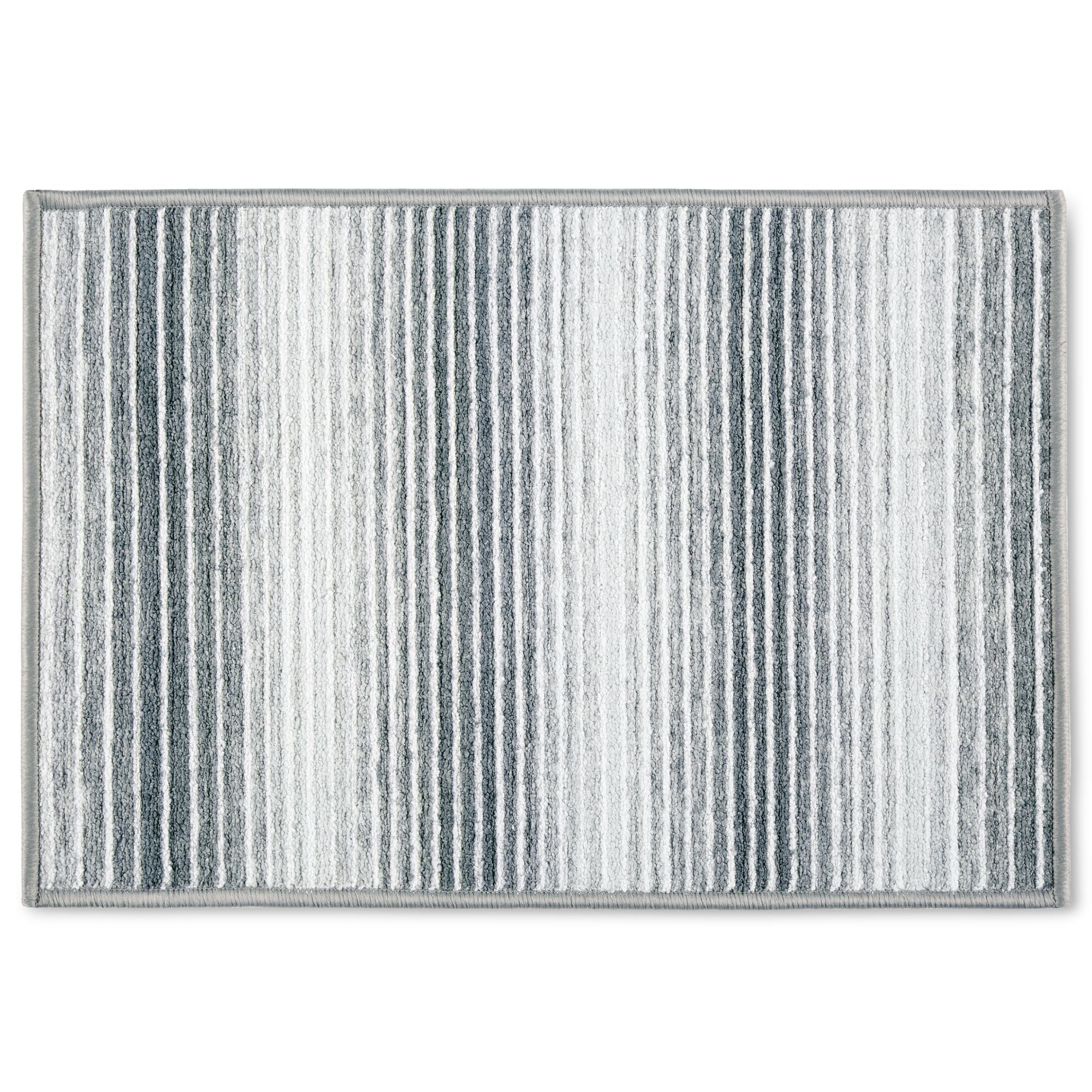 Mainstays Ombre Fabric Mat, 18"x27", Grey, Available in Multiple Colors