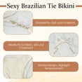 thumbnail image 3 of Toystoory Conjunto de traje de baño de piezas sofisticado y elegante para mujer, blanco, transpirable. Traje de baño, 3 of 4