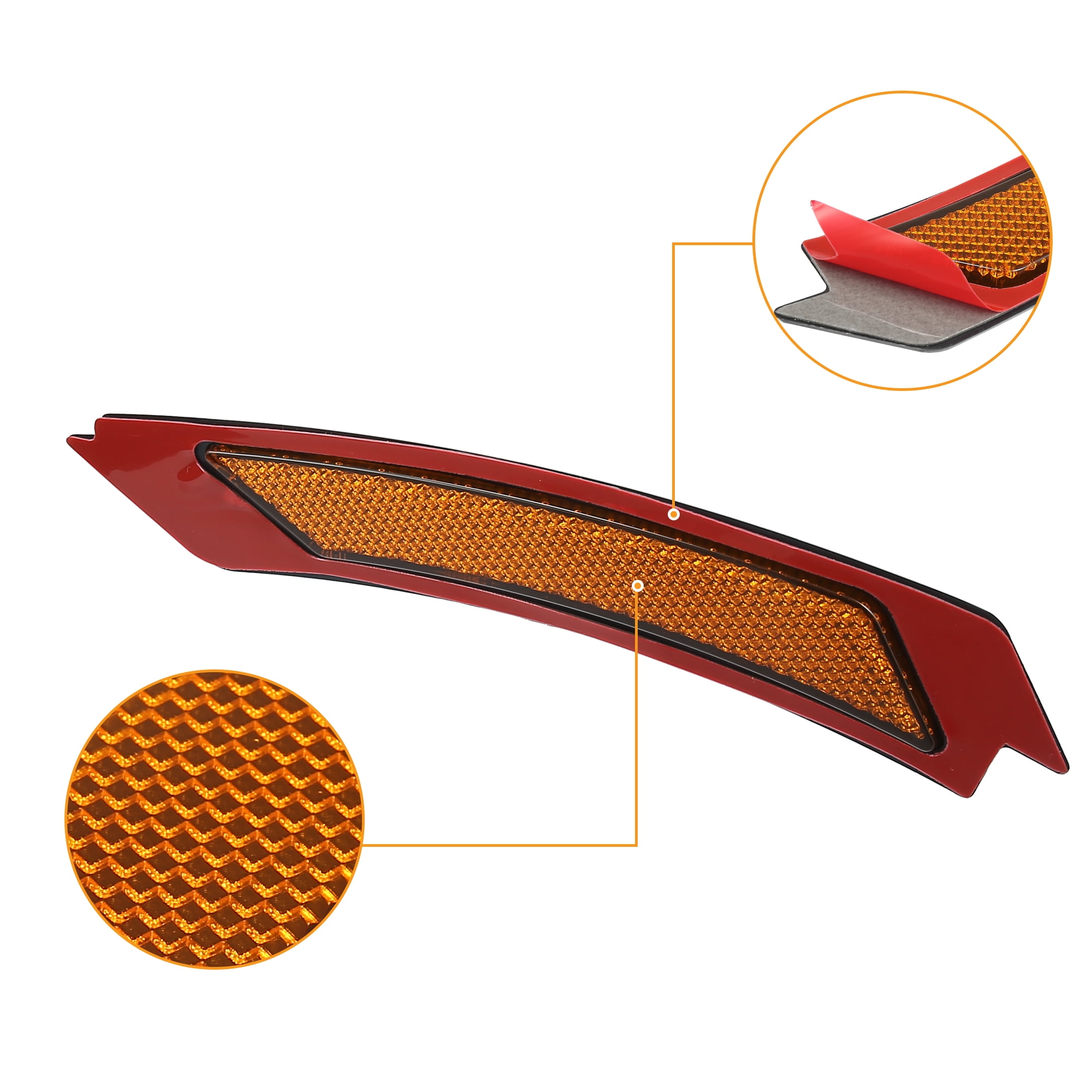 Unique Bargains Front Bumper Reflector Side Marker for BMW 3 Series E90 2009-2011 Yellow
