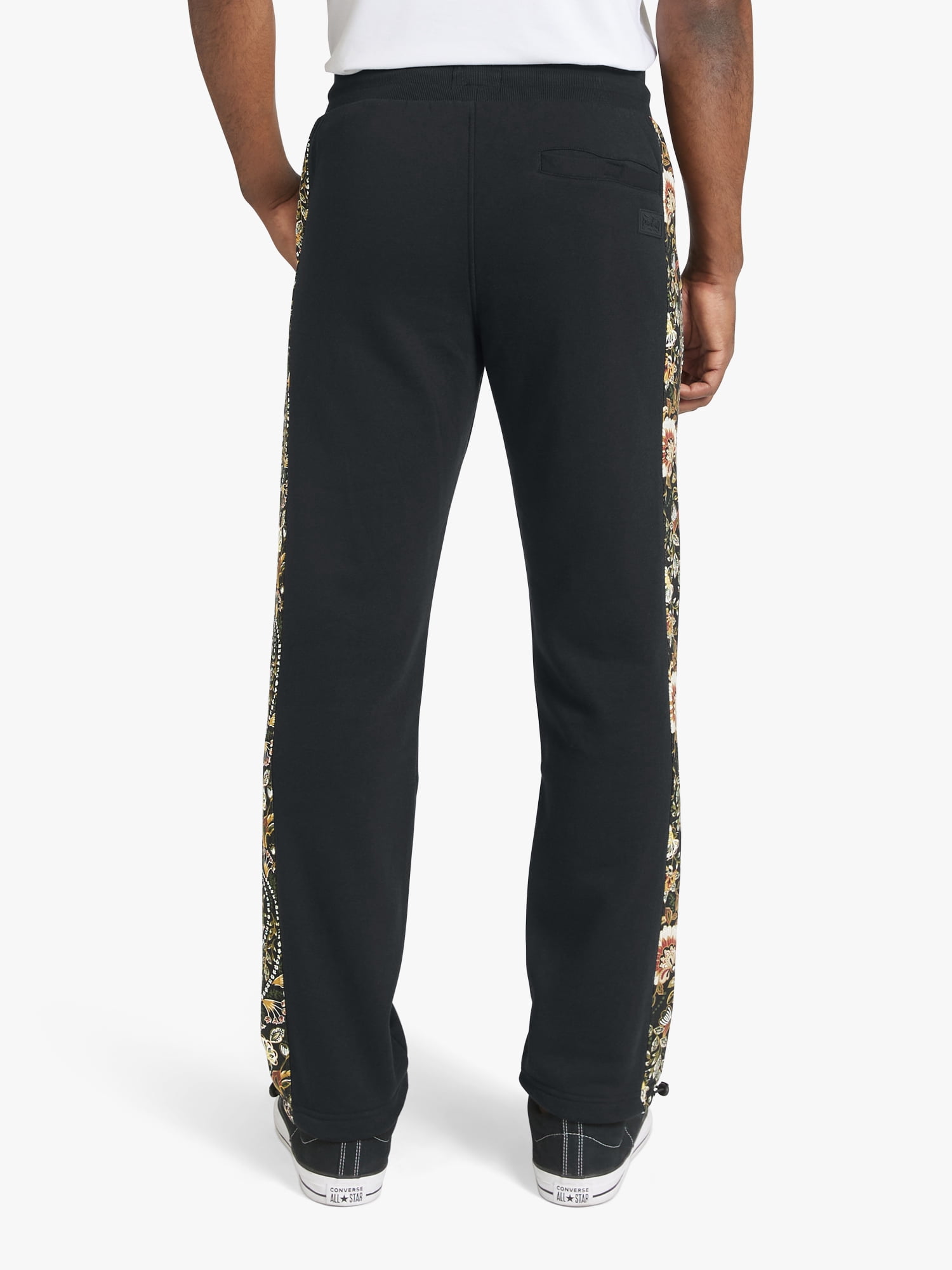 Dogg Supply by Snoop Dogg All-Gender Men's and Women's Floral Paisley Fleece Varsity Joggers, Sizes XS - 3XL