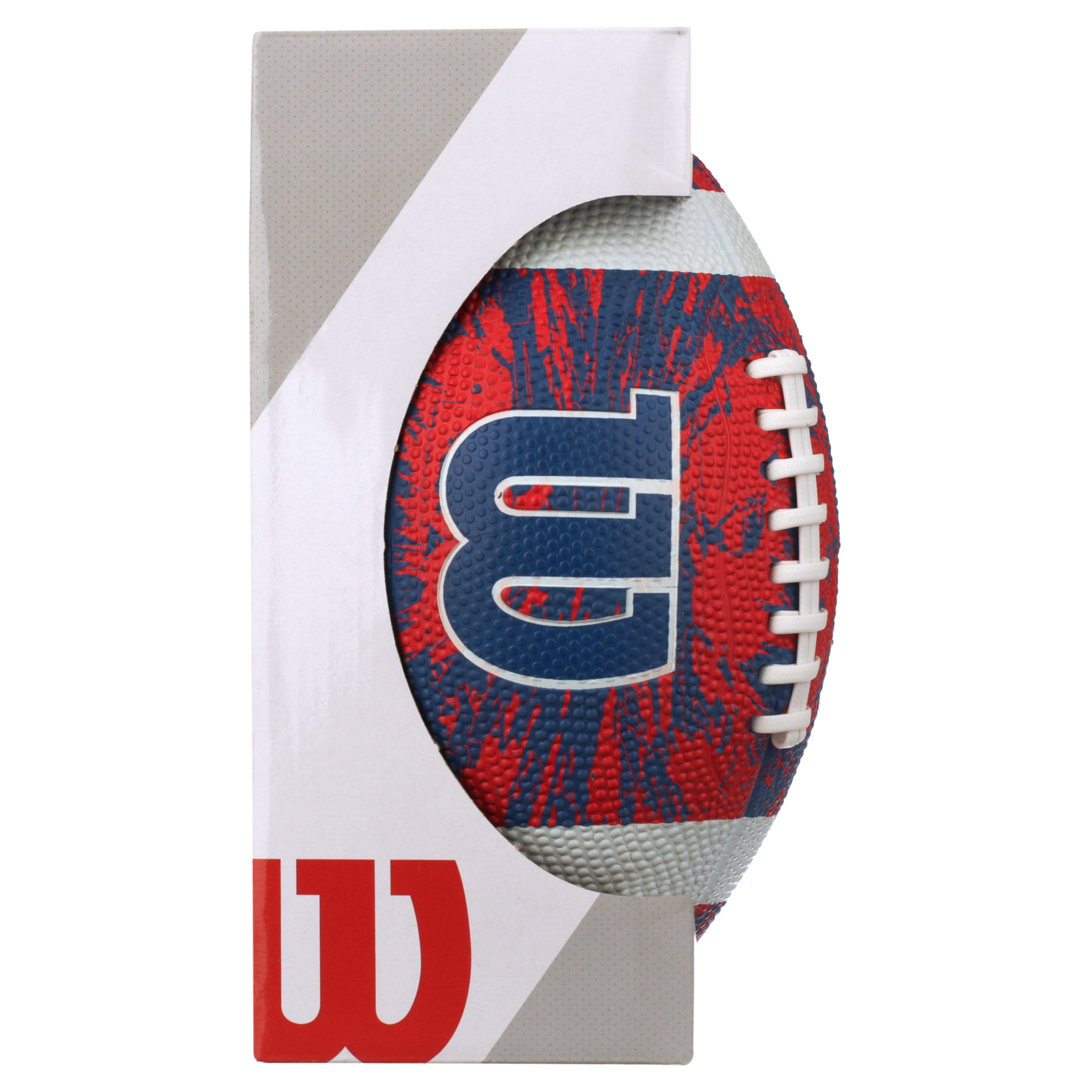 Wilson Deep Threat Football Junior Size Ages 9-12 - Blue/Red 