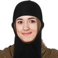 thumbnail image 4 of Women Adjustable Muslim Hijab Neck Cover Scarf Bonnet Inner Hijab Full Cover Bone Lady Islamic Muslim Headwear (Black), 4 of 4