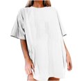 thumbnail image 2 of Pntutb Mujer Vintage Detrás Del Paisaje Impreso Patrón Casual Manga Corta Tops Blusa Pntutb Pntutb-2036, 2 of 9