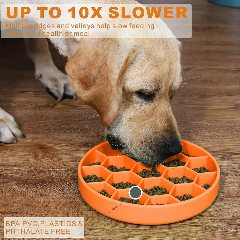 Slow Feeder Dog Bowls for Large Medium Dog Non Slip Maze Puzzle