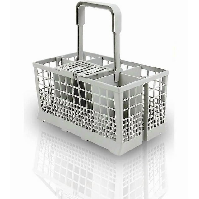 Panier à Couverts Universel pour de Nombreux Lave-Vaisselle / Panier de Rinçage pour Lave-Vaisselle avec Poignée en Plastique Résistant à la Chaleur et Extra Robuste