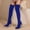 Blue, variant on 2025 Women's Thigh High Boot Over The Knee Heels Long Cozy Pointed Toe Boots Stiletto High Heels Fall Leather Zipper Booties Dress Shoes