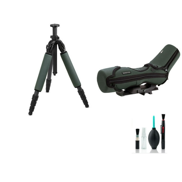 Swarovski Optik CCT Compact Carbon Tripod Legs and Swarovski Stay-On-Case for ATS-65 / ATS-65 HD / ATM-65 HD Spotting Scope