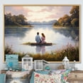 thumbnail image 1 of Designart Romantic Landscape framed wall Art, Romantic Landscape Tranquil Charm I , Romantic Landscape Large framed wall art decor, Multi-Color Traditional Natural framed wall art, 1 of 5