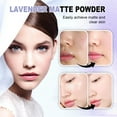 thumbnail image 6 of Lavender Matte Powder, 2024 New Oil Control Face Pressed Powder, Premium Jelly Pressed Powder Face Makeup Setting Powder, Matte Long Lasting Finishing Lightweight Waterproof, Creates Soft, 6 of 10