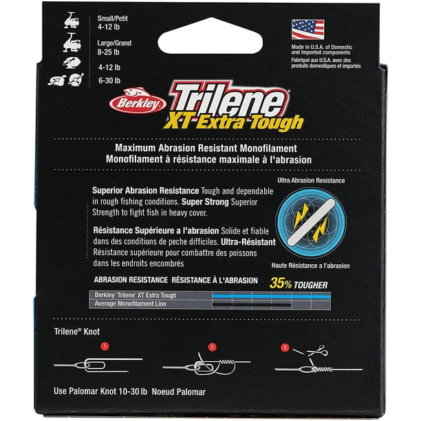 Berkley Trilene Xt Filler 0.017-Inch Diameter Fishing Line, 17-Pound Test, 330-Yard Spool, Clear
