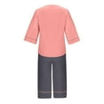 thumbnail image 7 of pstuiky 2 Piece Sets for Women Summer Summer Solid Color Breathable Pajama Sets with Pants Casual Loose Fit Crew Neck Short Sleeve Sleepwear Orange 2XL, 7 of 7