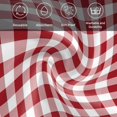 thumbnail image 5 of Farmhouse Red Plaid Cloth Napkins, Rustic Red White Checkered Washable and Reusable Dinner Napkins Set of 4, Table Napkin for Kitchen Party Birthday Wedding Hotel Housewarming 20"x20", 5 of 8