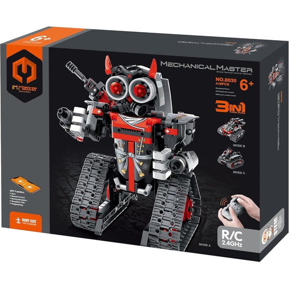 TBVBVYU STEM Car Toy Building, APP Programming Remote Control 3in1 Robot Stunt Car Building Block Take Apart Toy, 419 Pcs DIY Building Kit, Learning Engineering Construction R/C Toys