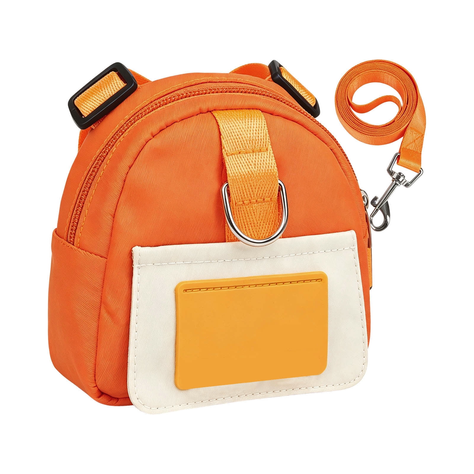 Dog Backpack Harness with Leash Built-in Poop Bag Dispenser Adjustable Pet Backpack for Small and Medium Dogs Puppies Travel and Daily Walking