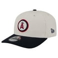 thumbnail image 3 of Men's New Era  Cream Los Angeles Angels Loyal 9SEVENTY Adjustable Hat, 3 of 5