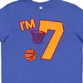 thumbnail image 4 of Inktastic Im Seven Seventh Birthday Basketball Youth T-Shirt, 4 of 5