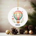 thumbnail image 6 of Hot Air Balloon Christmas 2025 Ornament, Personalized Hot Air Balloon Lover Ornament Gift with Name, Customized Hot Air Balloon Ornament, Hot Air Balloon Xmas Ornament On Holiday Birthday GRhdrv, 6 of 6