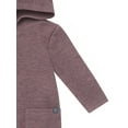 thumbnail image 3 of Modern Moments by Gerber Baby Boy Hacci Hooded Long Sleeve Romper, Sizes 0/3 Months - 24 Months, 3 of 7