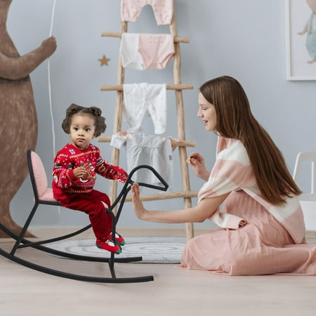 Walsport Rocking Horse for Kids,Outdoor & Indoor Balance Rocking Horse,Ride on Rocking Horse for Girls Boys
