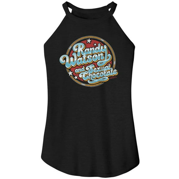 Coming To America Randy and Chocolate Black Women's Sleeveless Rocker Tank Top
