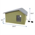 thumbnail image 2 of Frisco Maison Chauffante pour Chat d'Intérieur Extra Grand, Vert, 2 of 4