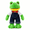 Big Mr. Frog 12.6 in, variant on Cute Frog Plush Toy Soft Stuffed Animal Doll Hugging Pillow Gift Home Decor