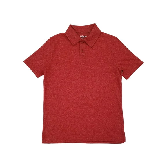 Urban Pipeline Boys Red Heather Short Sleeve Polo Shirt X-Large