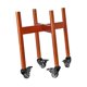 thumbnail image 5 of Soporte móvil para plantas con ruedas, soporte decorativo de madera para interior Marrón, 5 of 9