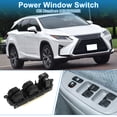thumbnail image 2 of Interruptor de ventana eléctrica Unique Bargains No.8404060052 para el lado del conductor delantero izquierdo para Lexus RX330 RX350 GX470 Negro, 2 of 7