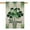 Shamrock Clovers Green, variant on St. Patrick's Day Yard Flags Irish Outdoor Flag Shamrock in the Boots Welcome Flag 28''×40'' Linen Vertical Double Sided House Flag for Home,Spring Farmhouse Holiday Outside Decor