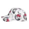 thumbnail image 5 of Kdxio Unisex Cute Poodle Dog Pattern Baseball Cap Unisex Washed Classic Adjustable Hat, 5 of 8