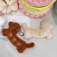 thumbnail image 6 of KUFptva Dog Shaped Plush Keyring Soft Stuffed Animal Keychain Accessory Bag Decoration for Everyday Use Children Birthday, 6 of 7