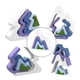 thumbnail image 5 of 5x bloques de silicona creativos multicolores para niños, apimiento, desarrollo de partidos, juguetes educativos Montessori para CUTICAT juguetes apilables de silicona, 5 of 8