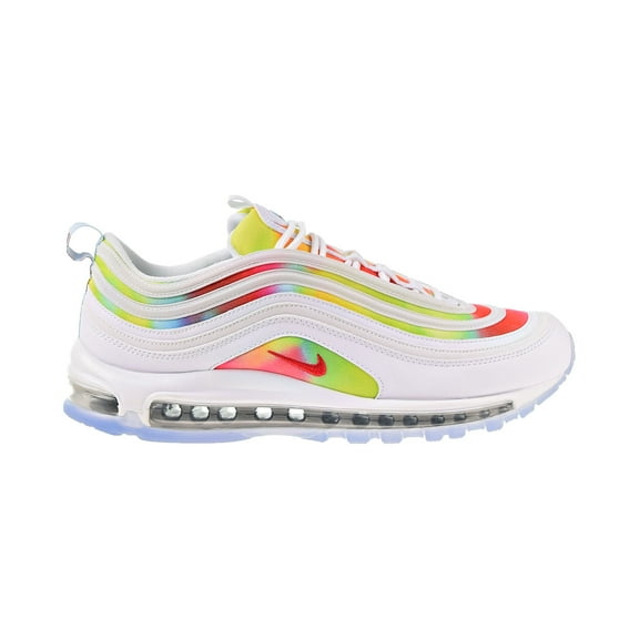 Nike Air Max 97 "Tie-Dye Chicago" Men's Shoes White-Red Multicolor ck0839-100