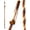 Brown, variant on Brazos Rustic Wood Walking Stick, Twisted Hickory, Traditional Style Handle, for Men & Women, 48"