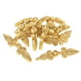 thumbnail image 4 of 10Pair Beaded Chinese Frog Closure Buttons Knot Fastener Sewing Craft Golden, 4 of 9