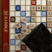 WS Game Company Scrabble Giant Deluxe Edition with Rotating Wooden Board Game