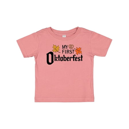 

Inktastic My First Oktoberfest with Fall Leaves Gift Baby Boy or Baby Girl T-Shirt