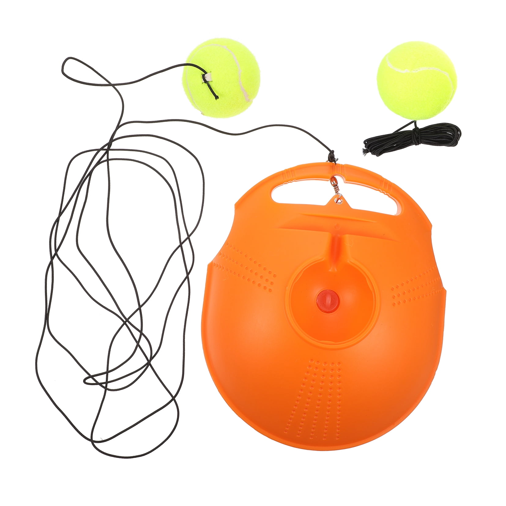 SKISUNO 1Set Tennis Training Base Orange Self Training Tool for Accurate Stroke Practice