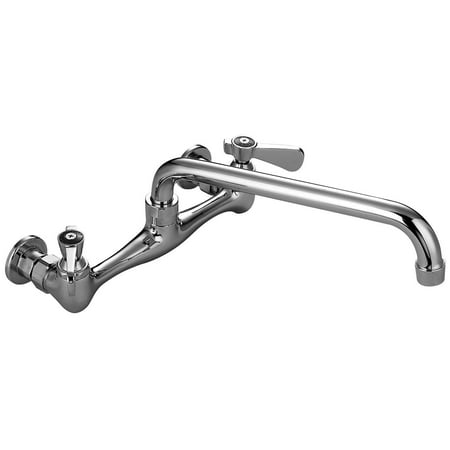 8' Heavy Duty Faucet - Commercial Duty Wall Mount NSF No Lead Faucet - 8