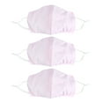 thumbnail image 1 of Protección diaria, 3 unidades, lavable, de algodón, a prueba de polvo, transpirable, para adultos, hombres y mujeres (rosa), 1 of 13