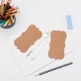 thumbnail image 4 of CRAFTHROU 100Pcs Note Cards Stationery in Light Yellow Kraft Paper for General Users 3.54X1.97X0.04in, 4 of 6