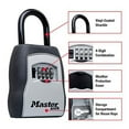 thumbnail image 4 of Master Lock 5400D Set Your Own Combination Portable Lock Box, 5 Key Capacity, Black, 4 of 5