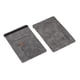 thumbnail image 1 of Minnieouse Porta pasaporte de viaje con bloqueo RFID con banda elástica, organizador de billetera, estuches para documentos, estuche para billetes Unisex Carteras Gris claro Minnieouse AP011456-03, 1 of 6