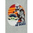 thumbnail image 2 of Star Wars Baby Yoda Boys Classic Long Sleeve Long Leg Cotton 4-Piece Pajama Set, Sizes 4-10, 2 of 2