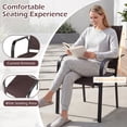 thumbnail image 6 of Gymax Patio Dining Chairs Set of 6 Stackable Outdoor Armchairs w/Metal FrameBackrest, 6 of 8